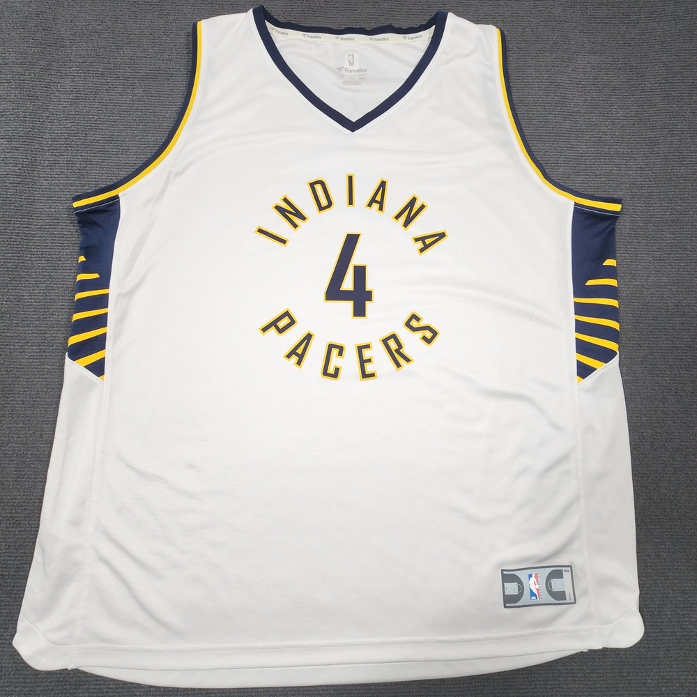 Fanatics Indiana Pacers Victor Oladipo #4 Basketball Jersey Men 3XL White